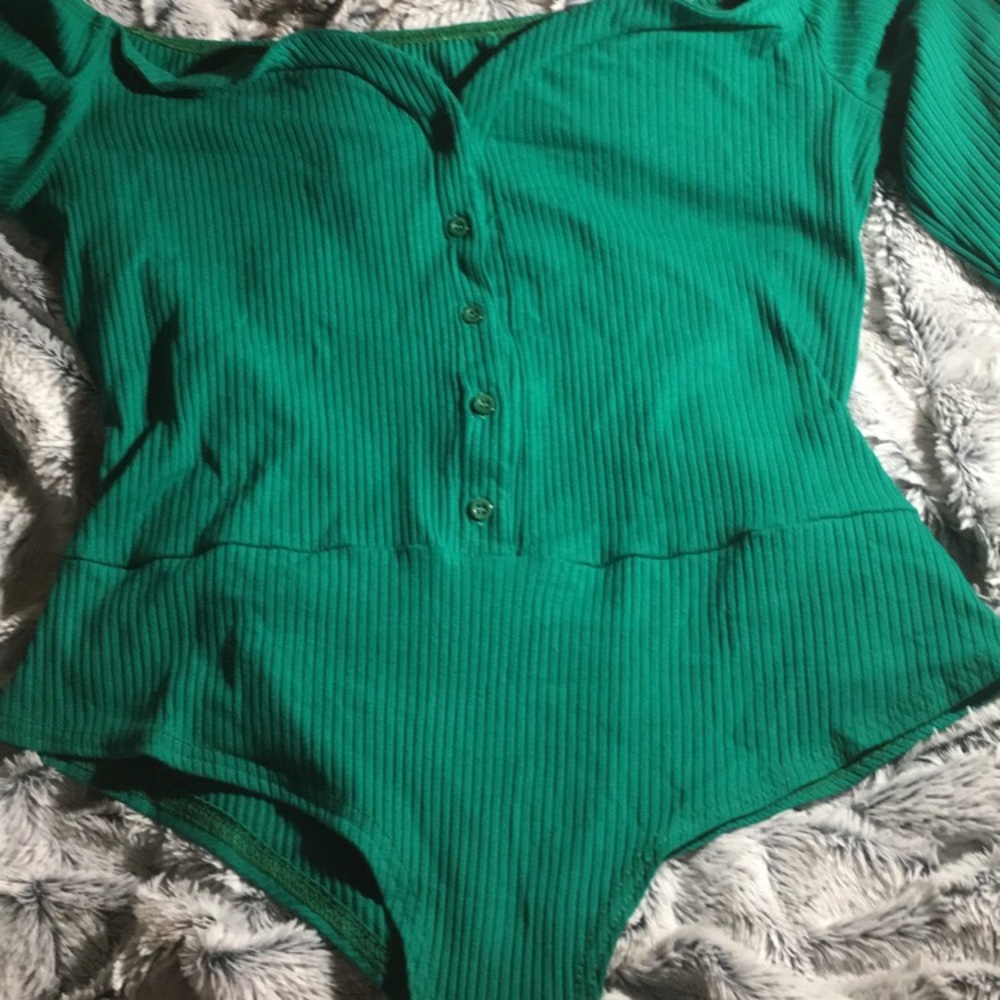 Green bodysuit